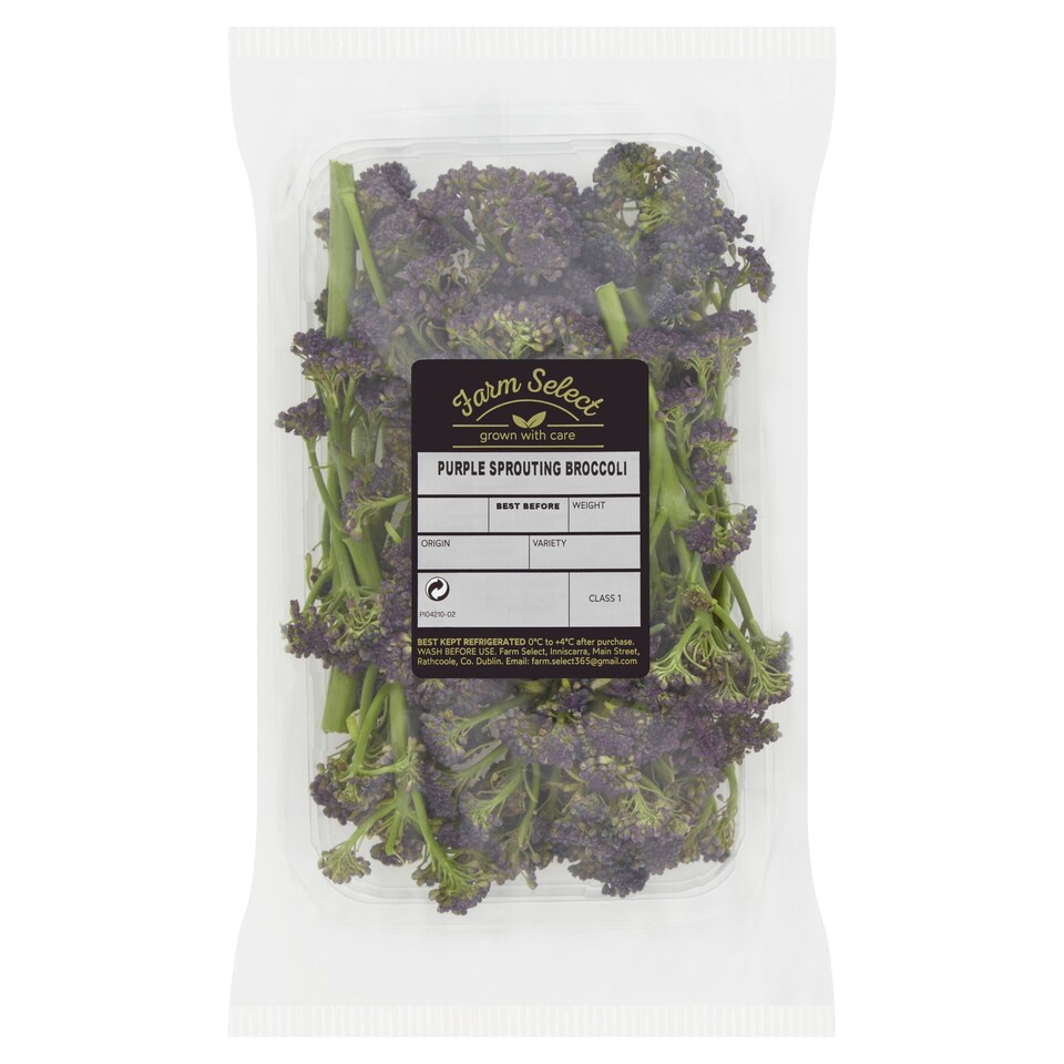 Farm Select Irish Purple Sprouting Broccoli 150G