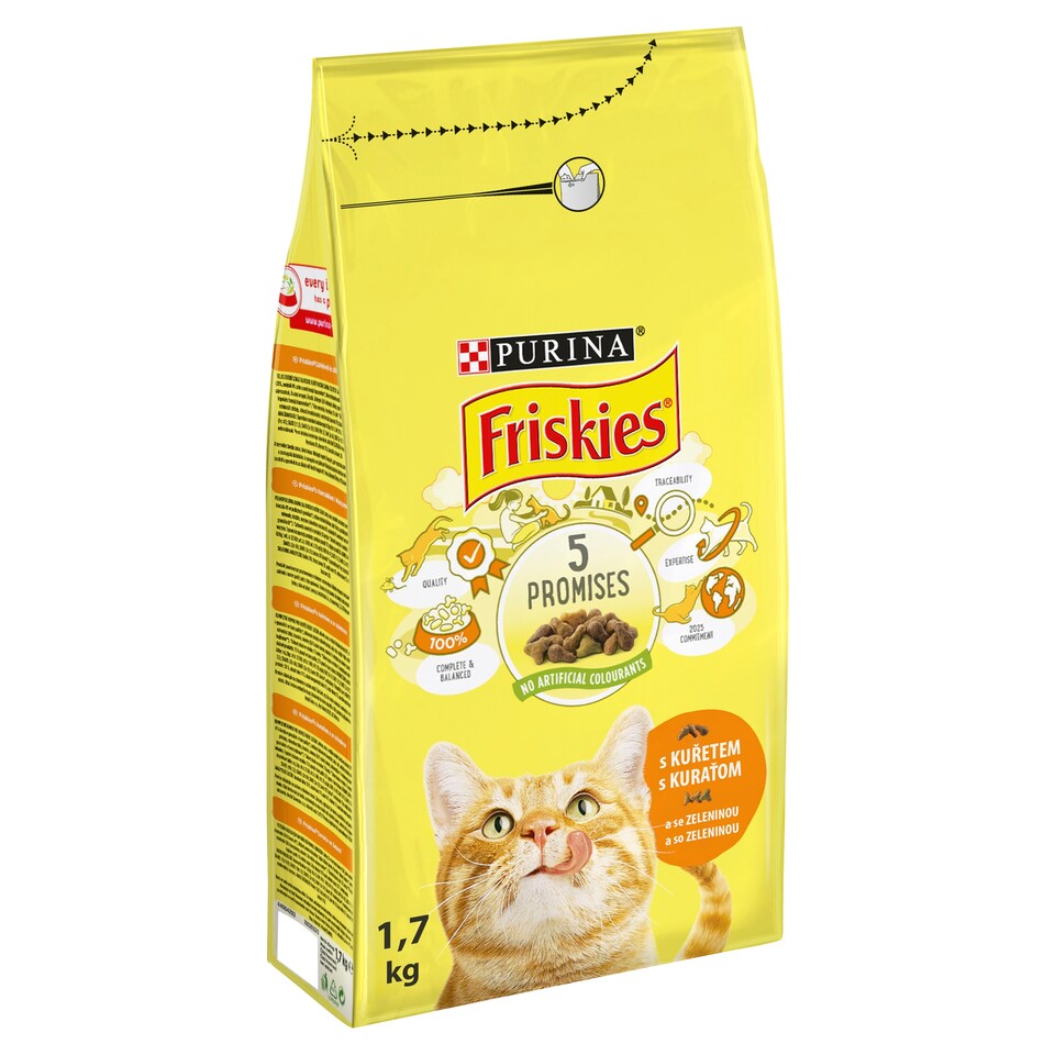 Friskies® s kuřetem a se zeleninou 1,7kg