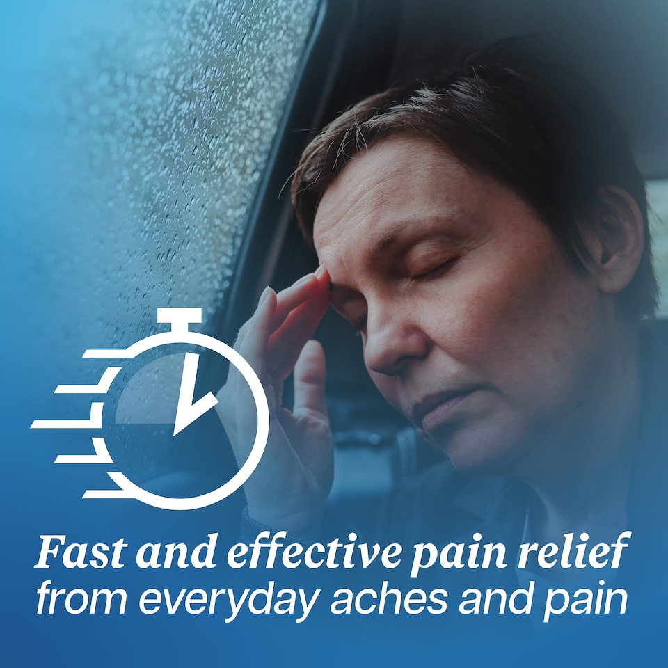 image 1 of Panadol Paracetamol 500mg Fast Pain relief Liquid Capsules 16s