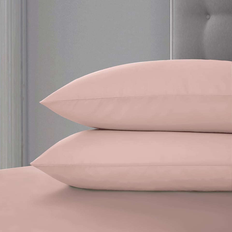 Silentnight Supersoft Pink Pillowcase Pair 