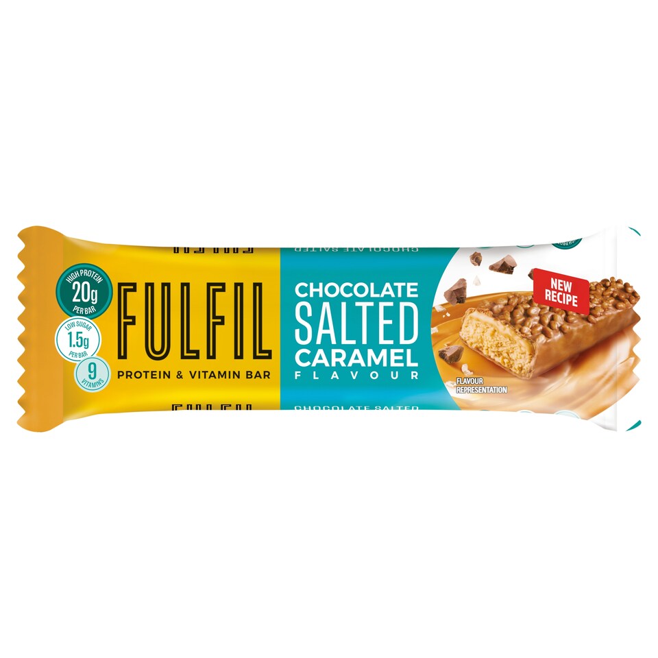 Fulfil Chocolate Salted Caramel Protein & Vitamin Bar 55g