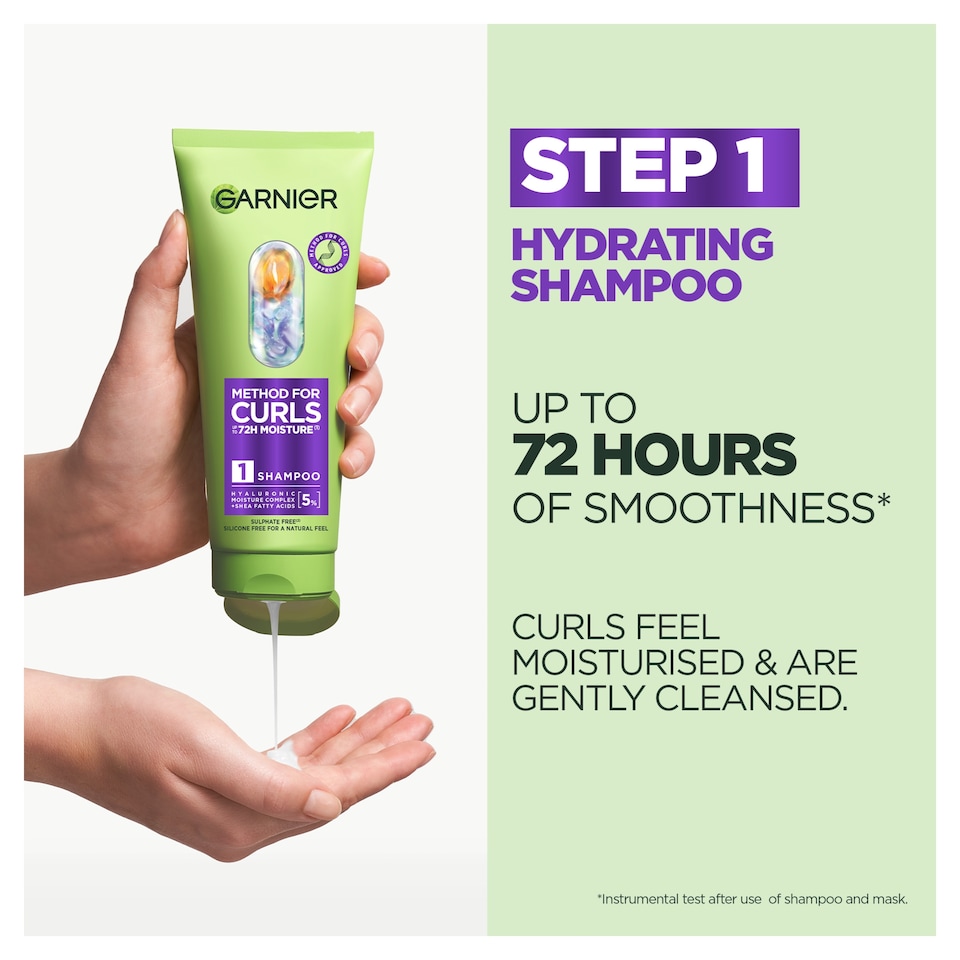 image 1 of Garnier Method For Curls Shampoo 200ml