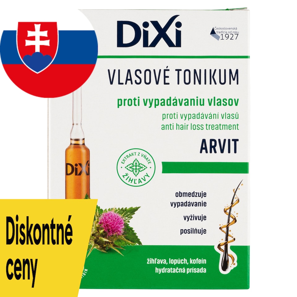 image 1 of Dixi Arvit Hair Tonic Anti Hair Loss Treatment 7 x 10 ml