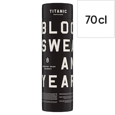 Titanic Distillers Irish Whiskey Blood Sweat & Years 70Cl