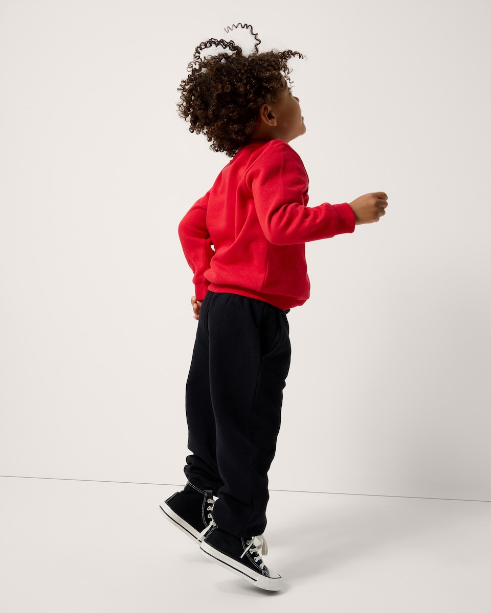 image 1 of Marvel Spider-Man Cotton Rich Sweatshirt in Red