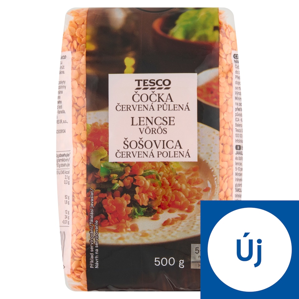 Tesco vörös lencse 500 g