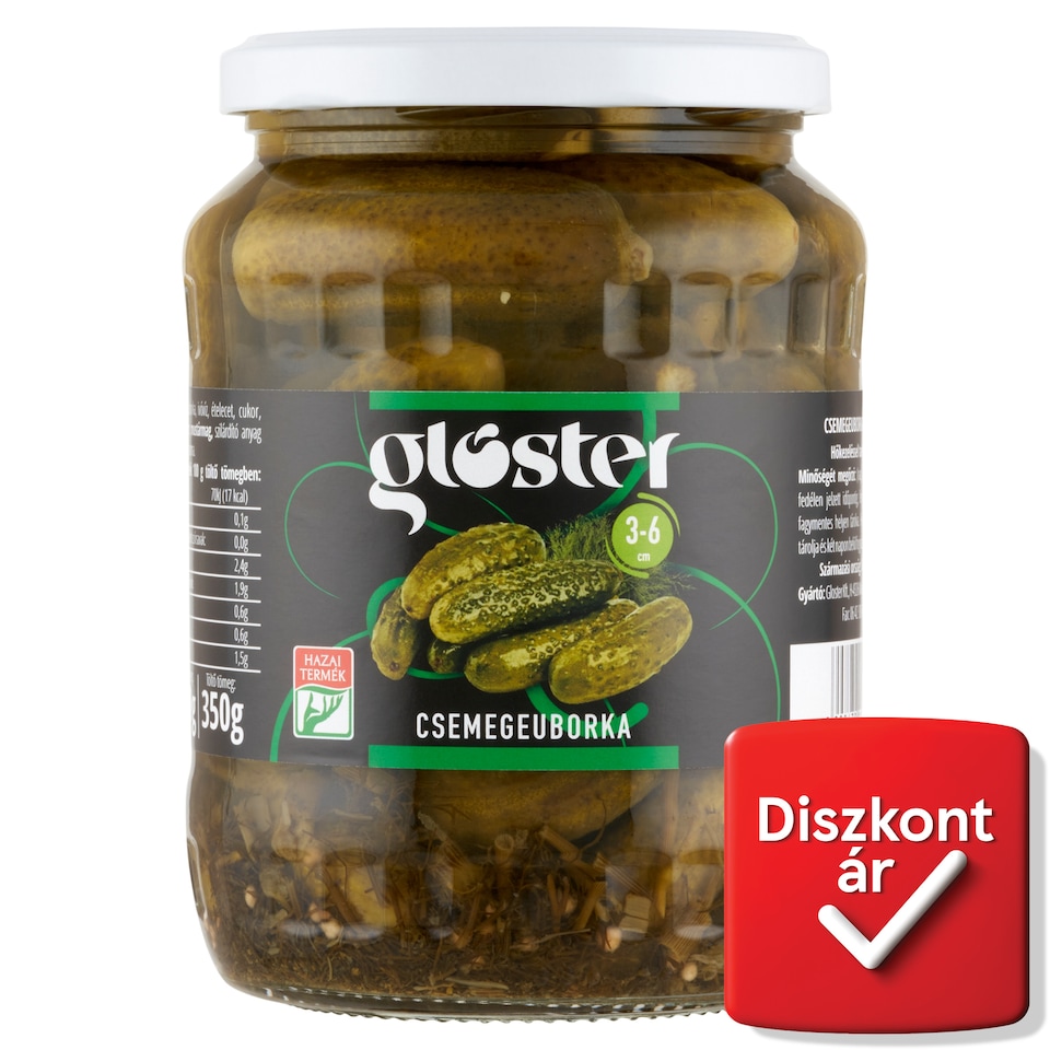 Gloster Pickled Gherkins 3-6 cm 680 g