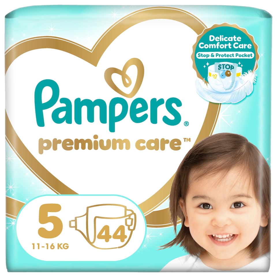 obrázok 1 z Pampers Premium Care veľkosť 5, 44 Plienok, 11kg-16kg
