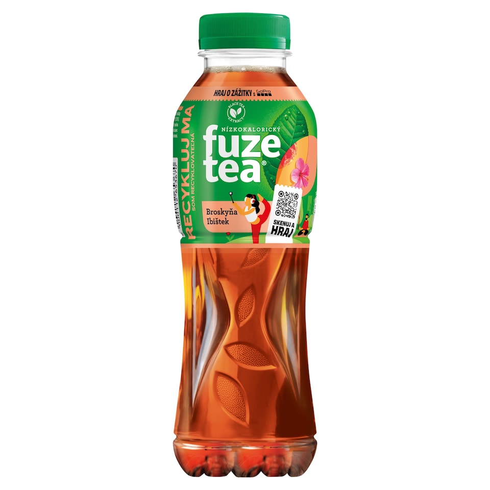 FuzeTea Black Tea Peach Hibiscus 500 ml