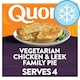 image 1 of Quorn Vegetarian Chicken & Leek Family Pie 680G