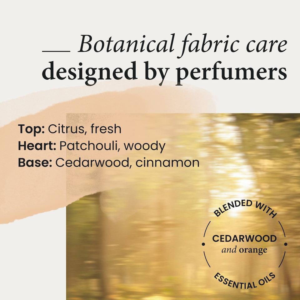 image 1 of Wilton London Cedarwood Botanical Fabric Conditioner 1.05Litre