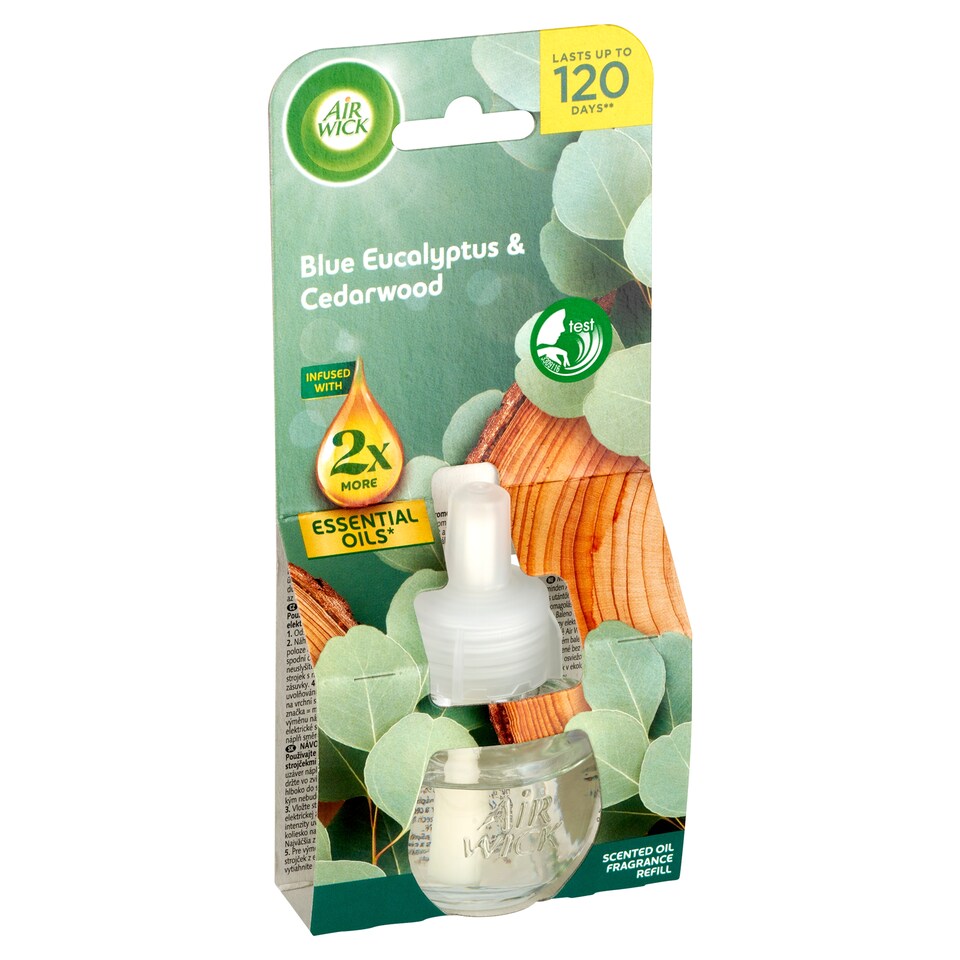 Air Wick Eukaliptusz és Cédrusfa elektromos utántöltő légfrissítő készülékhez 19 ml  1. kép