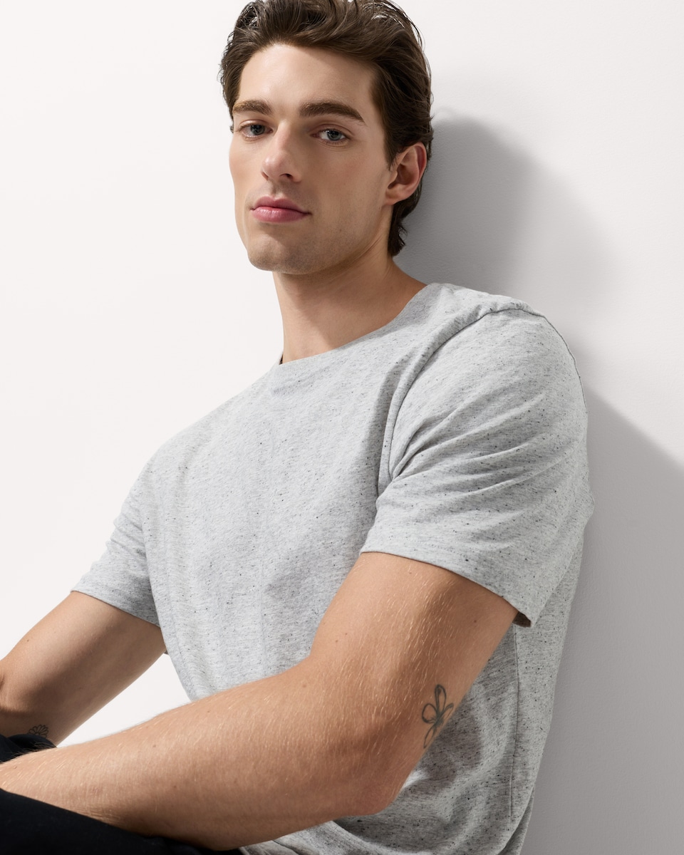 image 1 of F&F 3-Pack Cotton Rich Regular Fit T-Shirts in Multi Grey