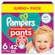 image 1 of Pampers Premium Protection 42 Nappy Pants Size 6