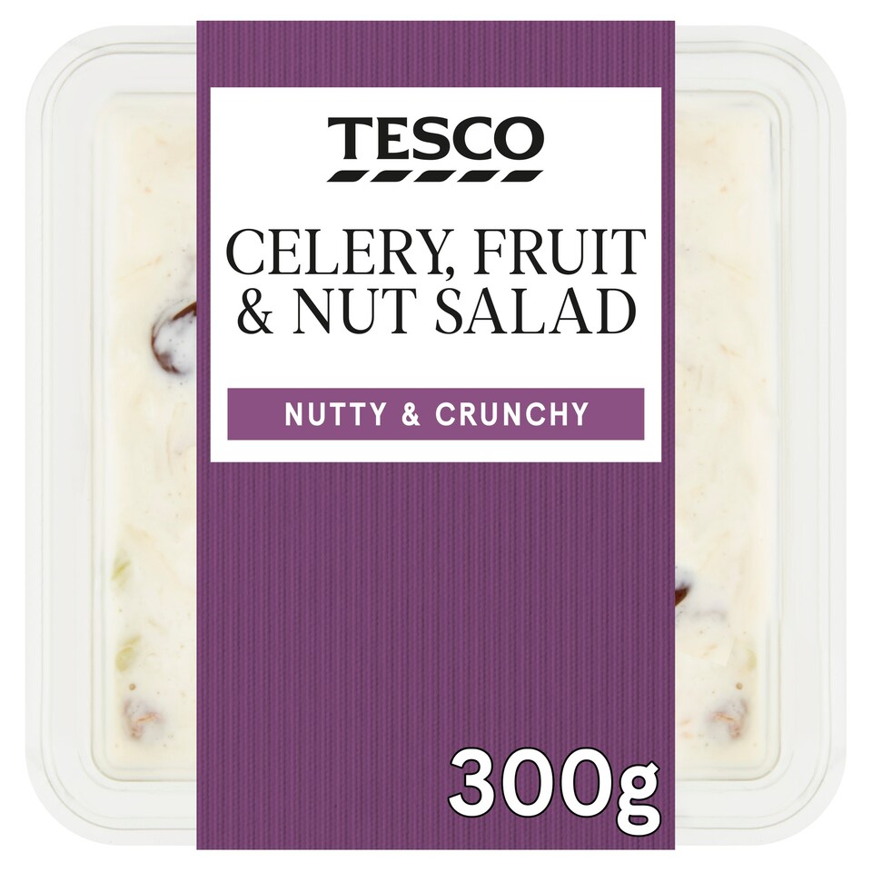 Tesco Celery Fruit Nut Salad 300G Tesco Groceries