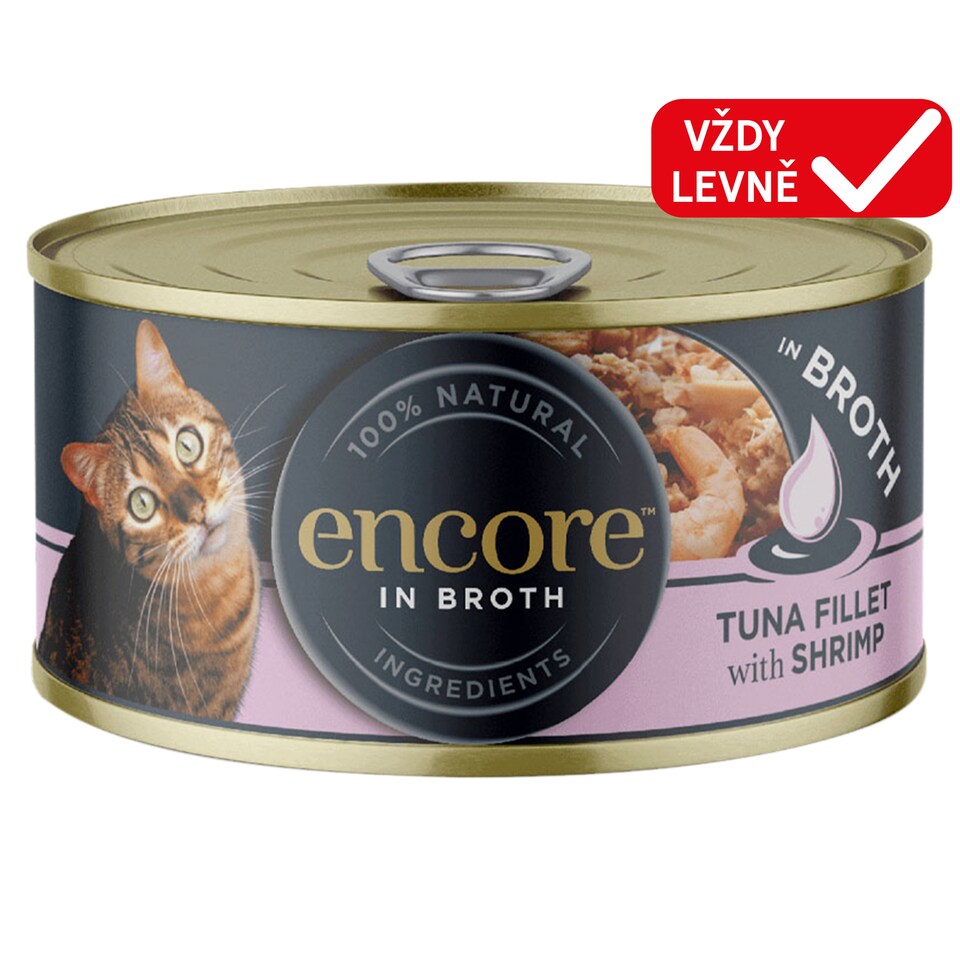 Encore Cat konzerva tuňák s krevetami 70g