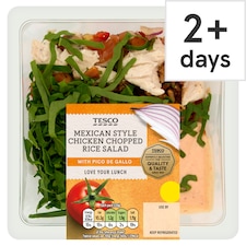 TESCO Mexican Style Chicken Chopped Rice Salad 235g