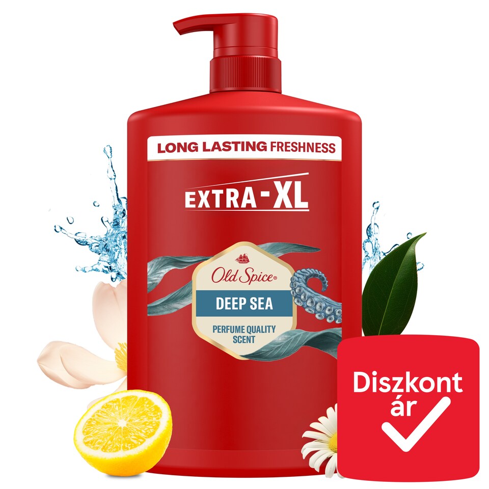 Old Spice Deep Sea Férfi 3 az 1-ben Sampon és Tusfürdő, 1000 ml