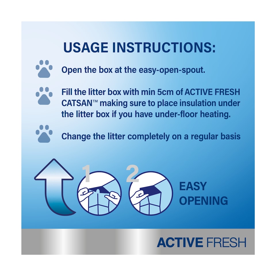 image 1 of CATSAN Active Fresh Cat Litter 8L