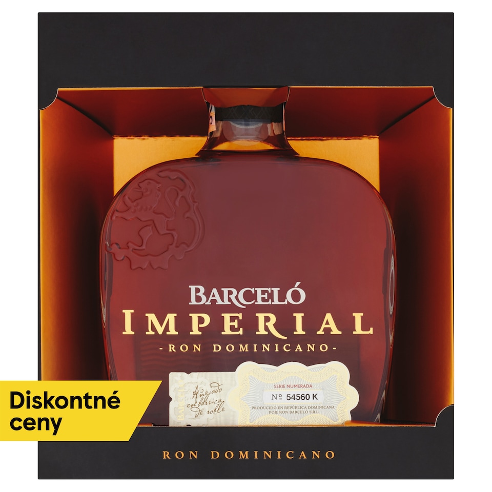 Barceló Imperial Ron Dominicano rum 38% 0,7 l