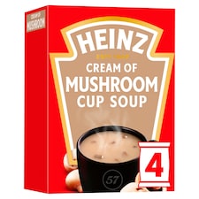 Heinz Cream Of Mushroom Cup Soup 4 Pack 70G