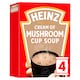 image 1 of Heinz Cream Of Mushroom Cup Soup 4 Pack 70G
