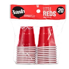 Little Red Recyclable Shot Glasses