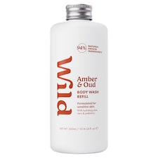 Wild Body Wash Refill Amber & Oud 300ml