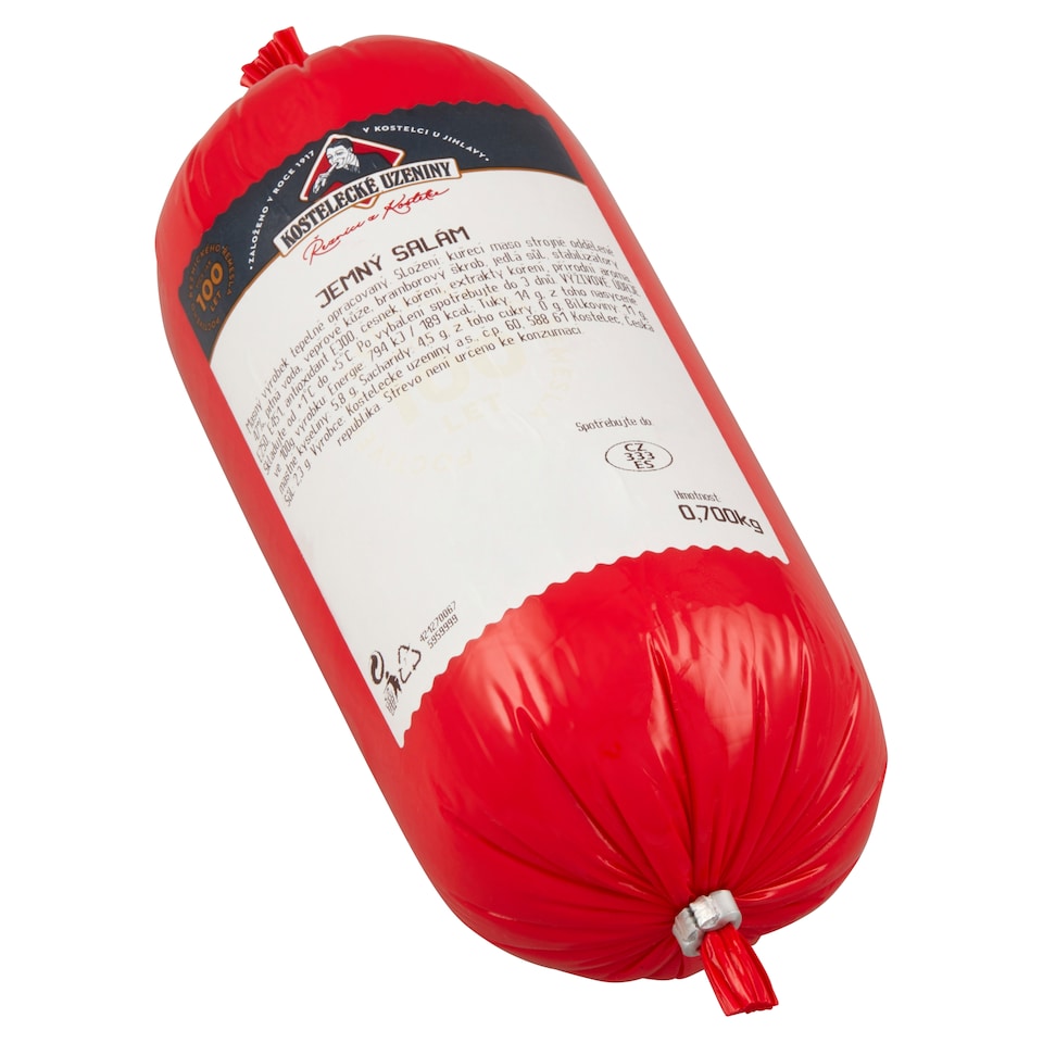 Obrázek 1 pro produkt Kostelecké Uzeniny Jemný salám 0,700kg