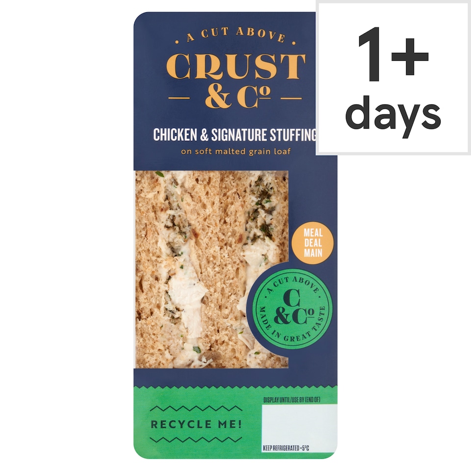 Crust & Co Chicken & Signature Stuffing Sandwich 188g