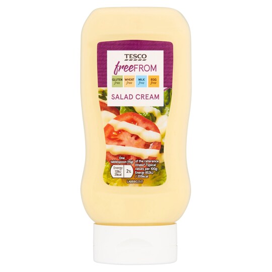 Tesco Free From Salad Cream 440G Tesco Groceries
