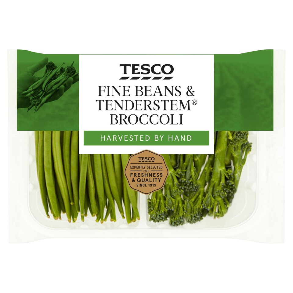 Tesco Fine Beans & Tenderstem Broccoli 210G