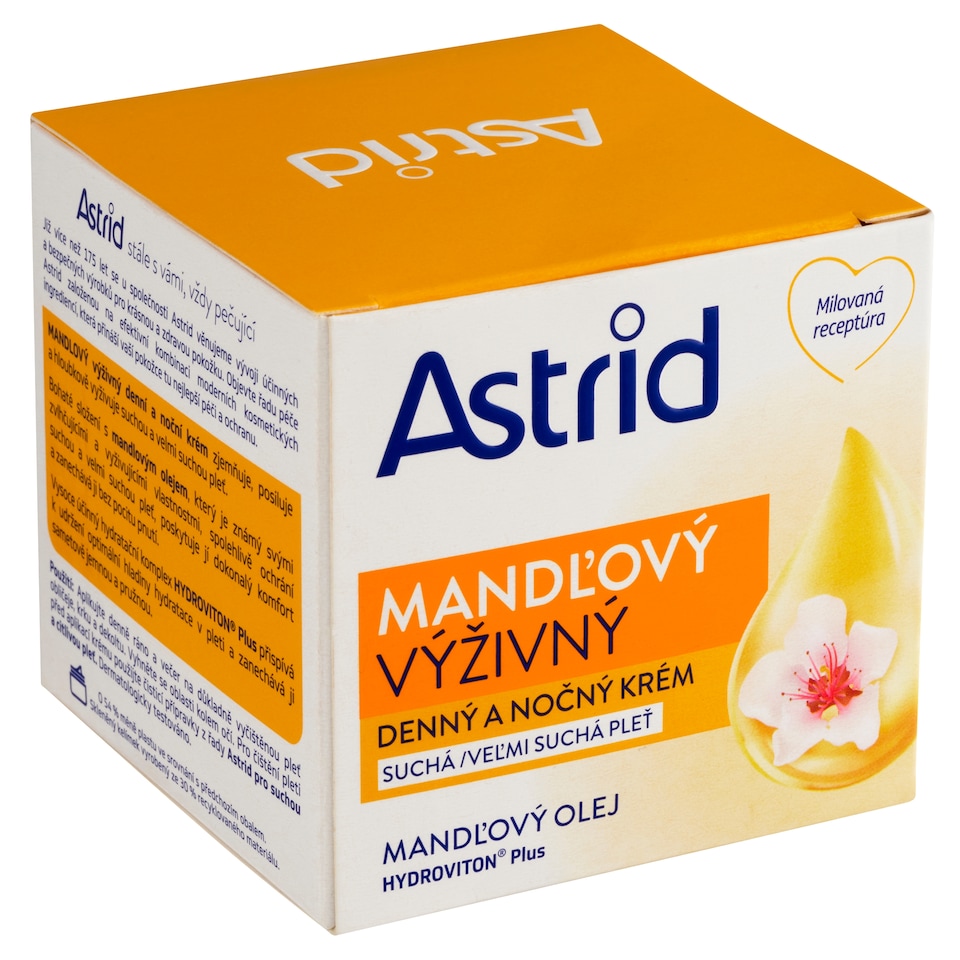image 1 of Astrid Mandľový výživný denný a nočný krém 50 ml