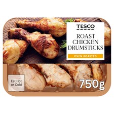 Tesco Roast Chicken Drumsticks 750G