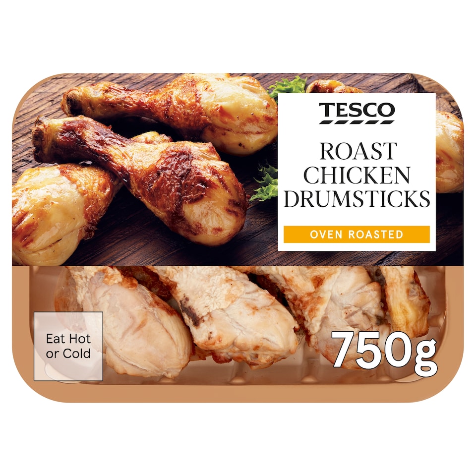 Tesco Roast Chicken Drumsticks 750G