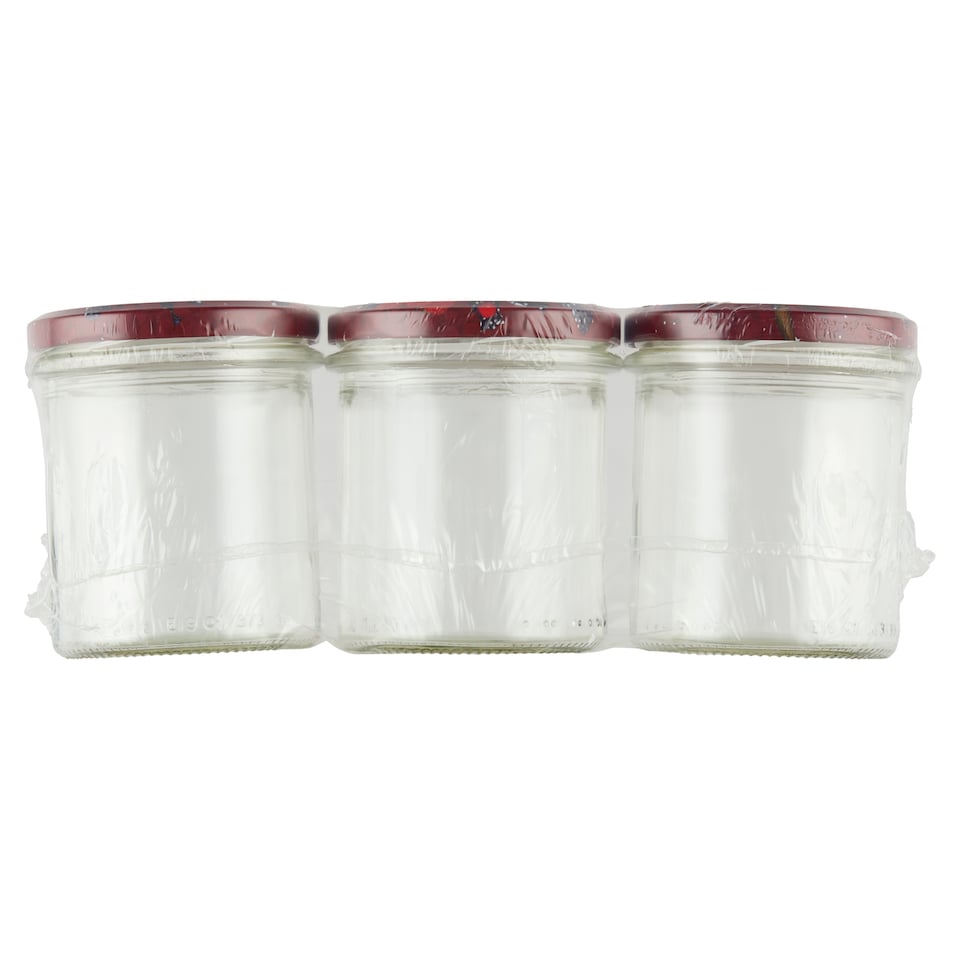 Befőttesüveg készlet tetővel 350 ml 3 db