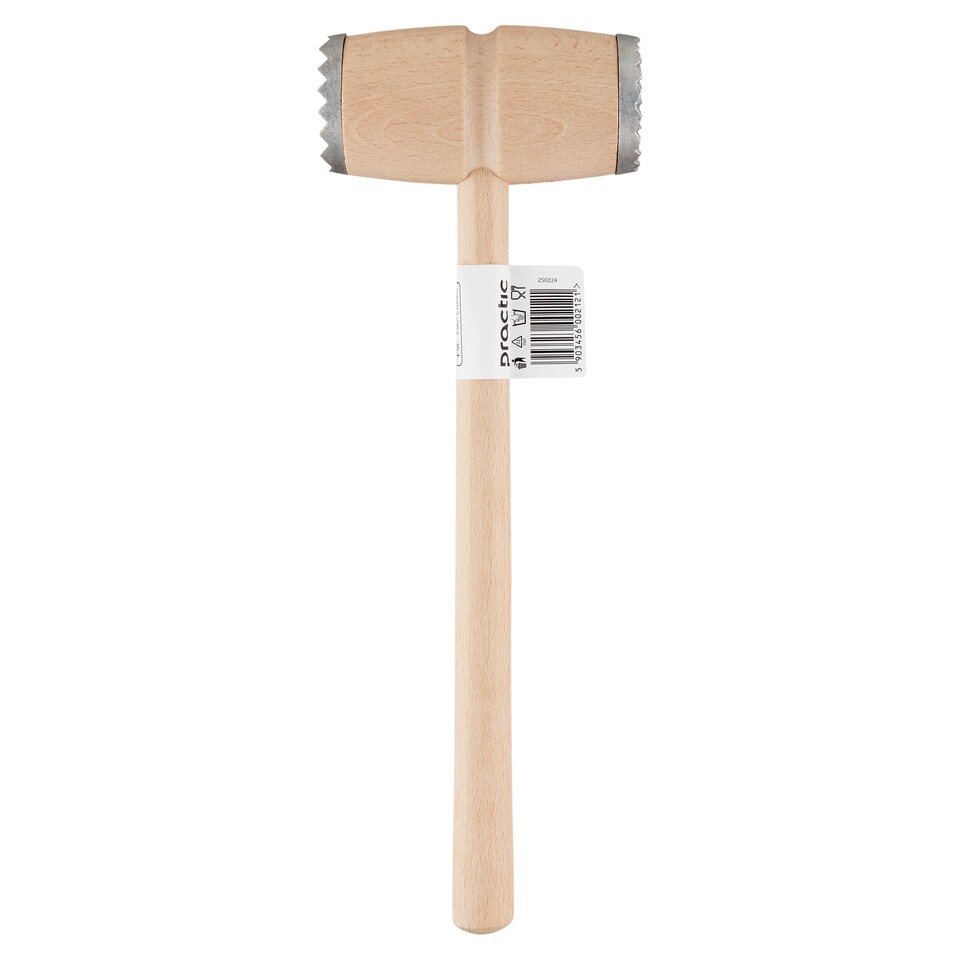Practic Wooden Meat Tenderiser with Metal Head