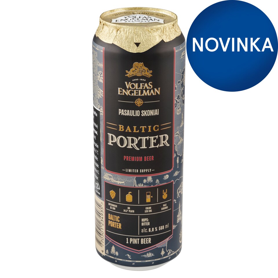 Volfas Engelman Baltic Porter Special Dark Beer 568 ml