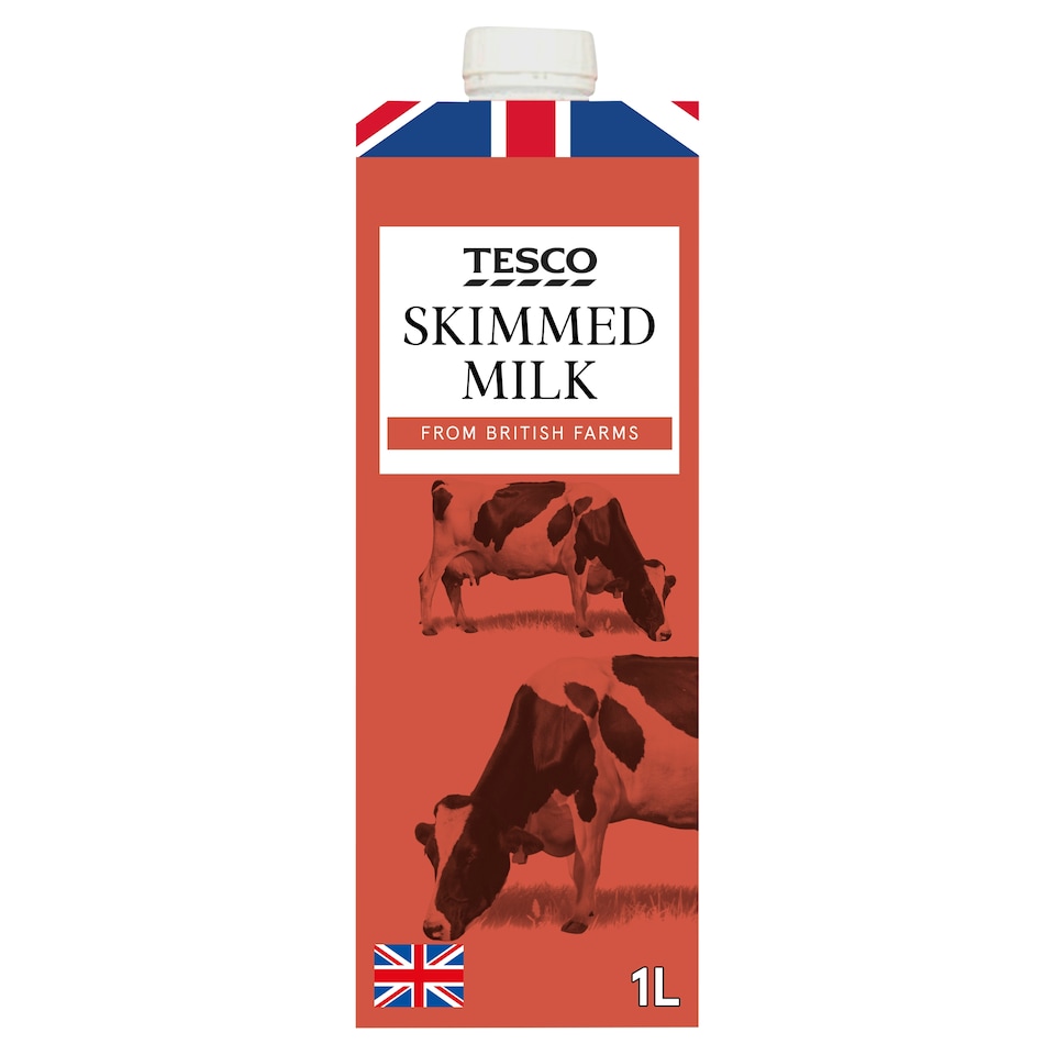 Tesco British Skimmed Longlife Uht Milk 1 Litre