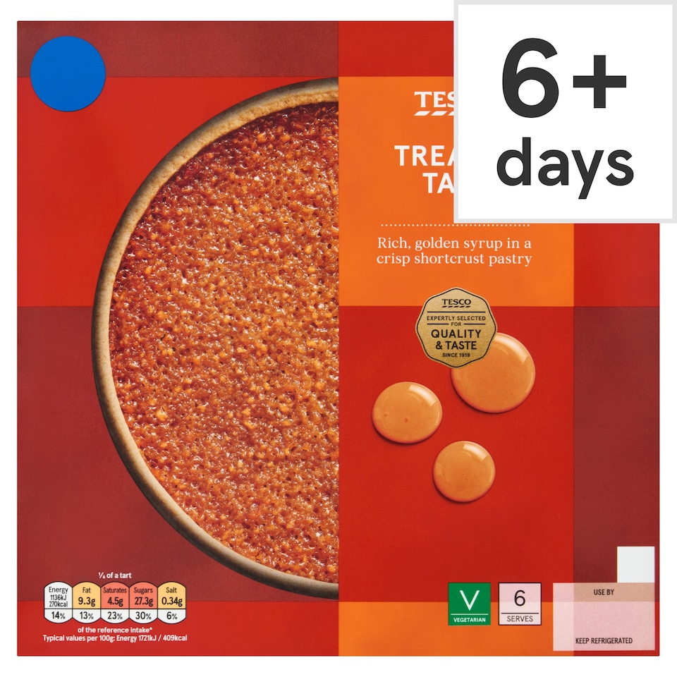 Tesco Treacle Tart 395g