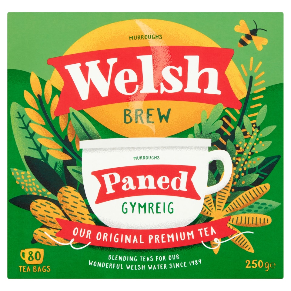 Murroughs Welsh Brew 80 Teabags 250G