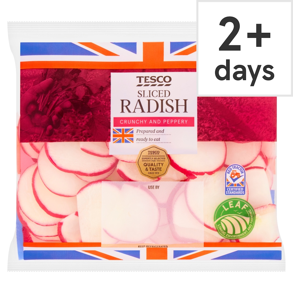 Tesco Sliced Radish 150g