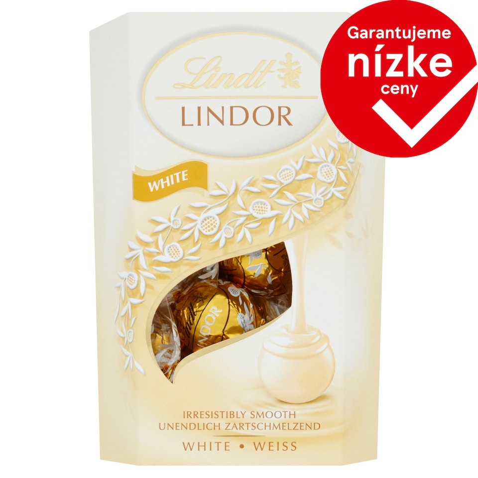 Lindt Lindor White Chocolate with Fine Liquid Filling 200 g