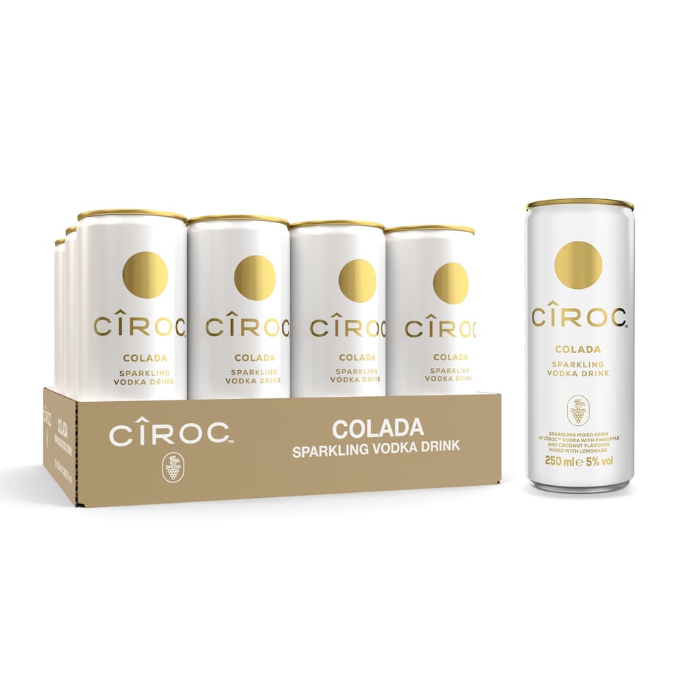 image 1 of Ciroc Colada Sparkling Vodka Drink 250ml
