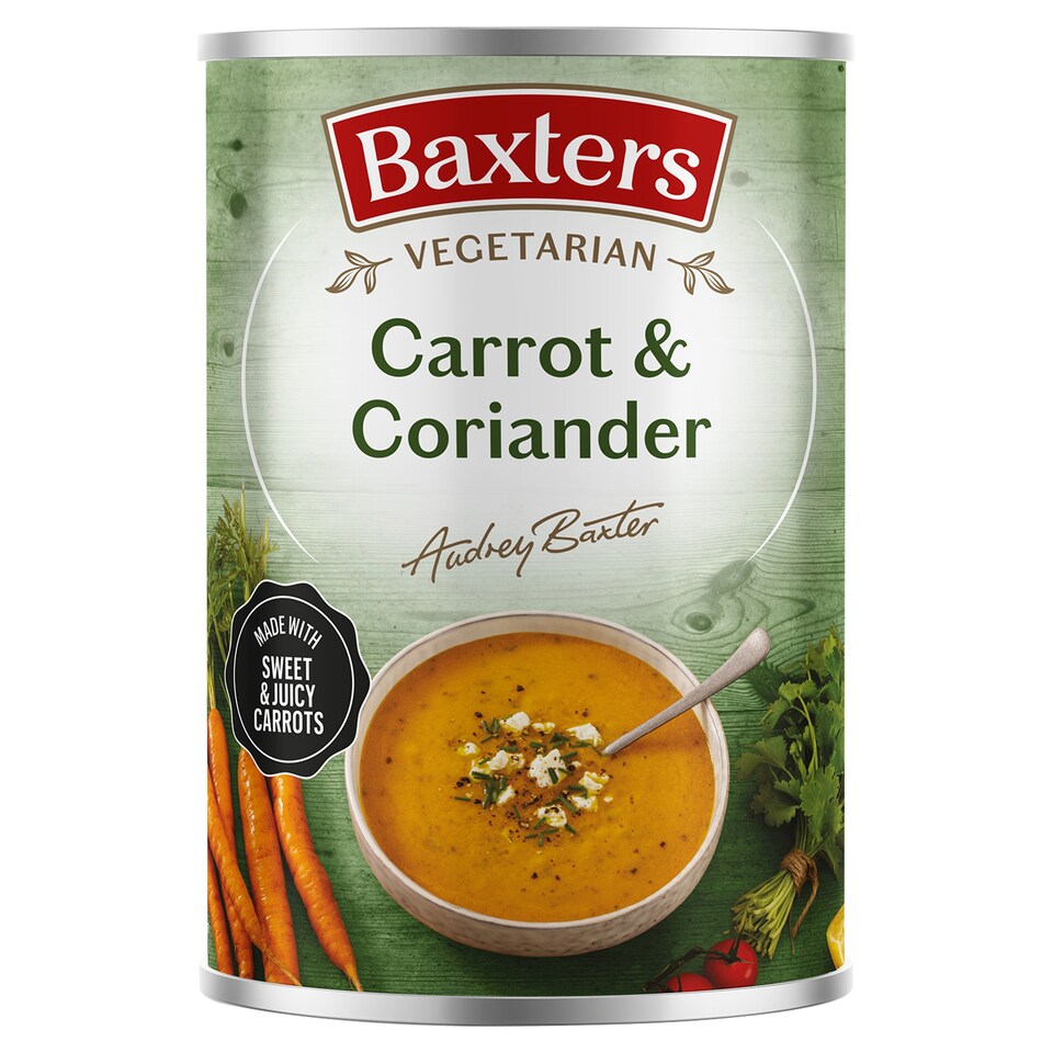 Baxters Vegetarian Carrot & Coriander Soup 400G
