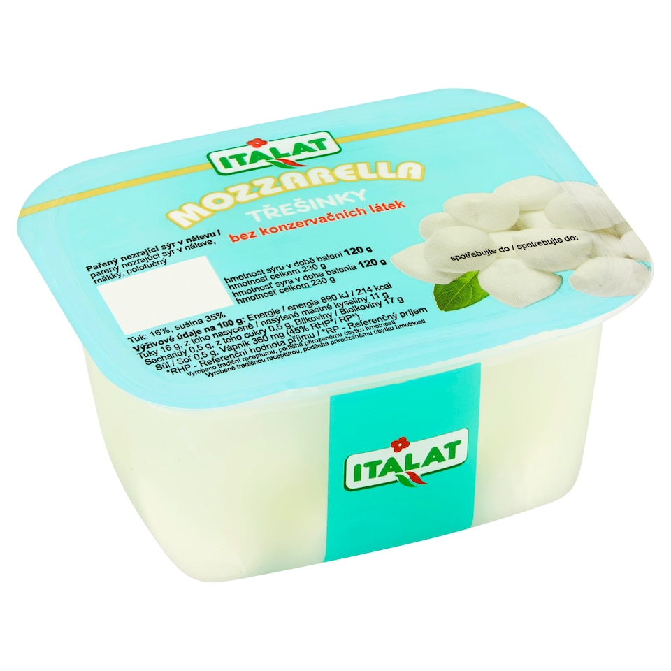 Obrázek 1 pro produkt Italat Mozzarella třešinky 120g