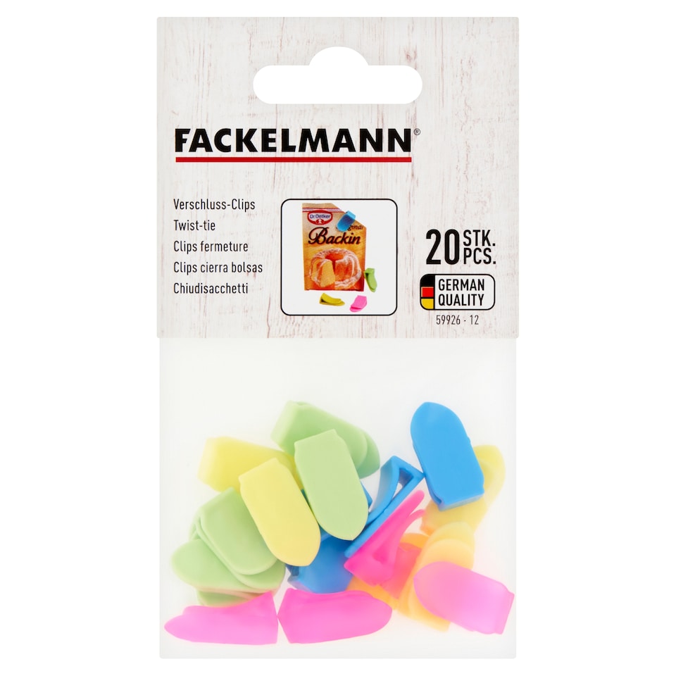 Fackelmann Bag Clips 20 pcs