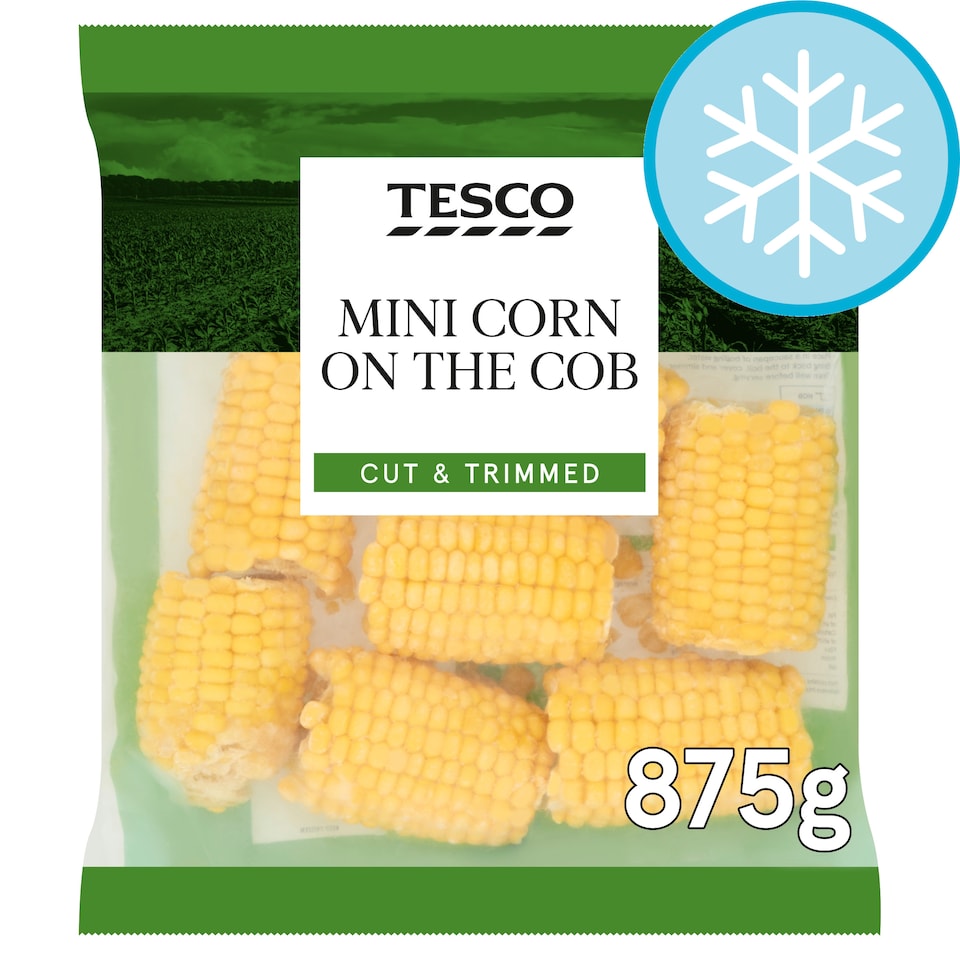 Tesco Mini Corn On The Cob 875G