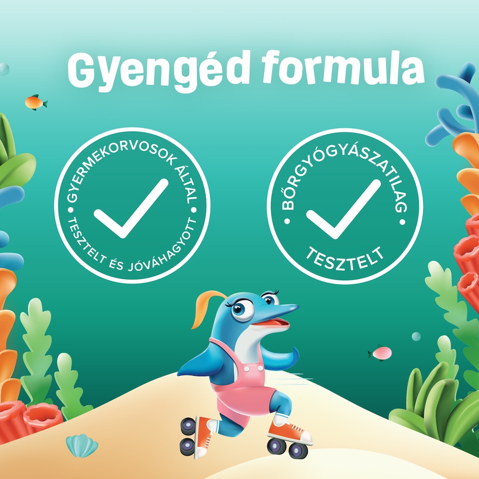 Palmolive Kids Sea Creatures Gyerek Tusfürdő pumpás 750 ml 1. kép