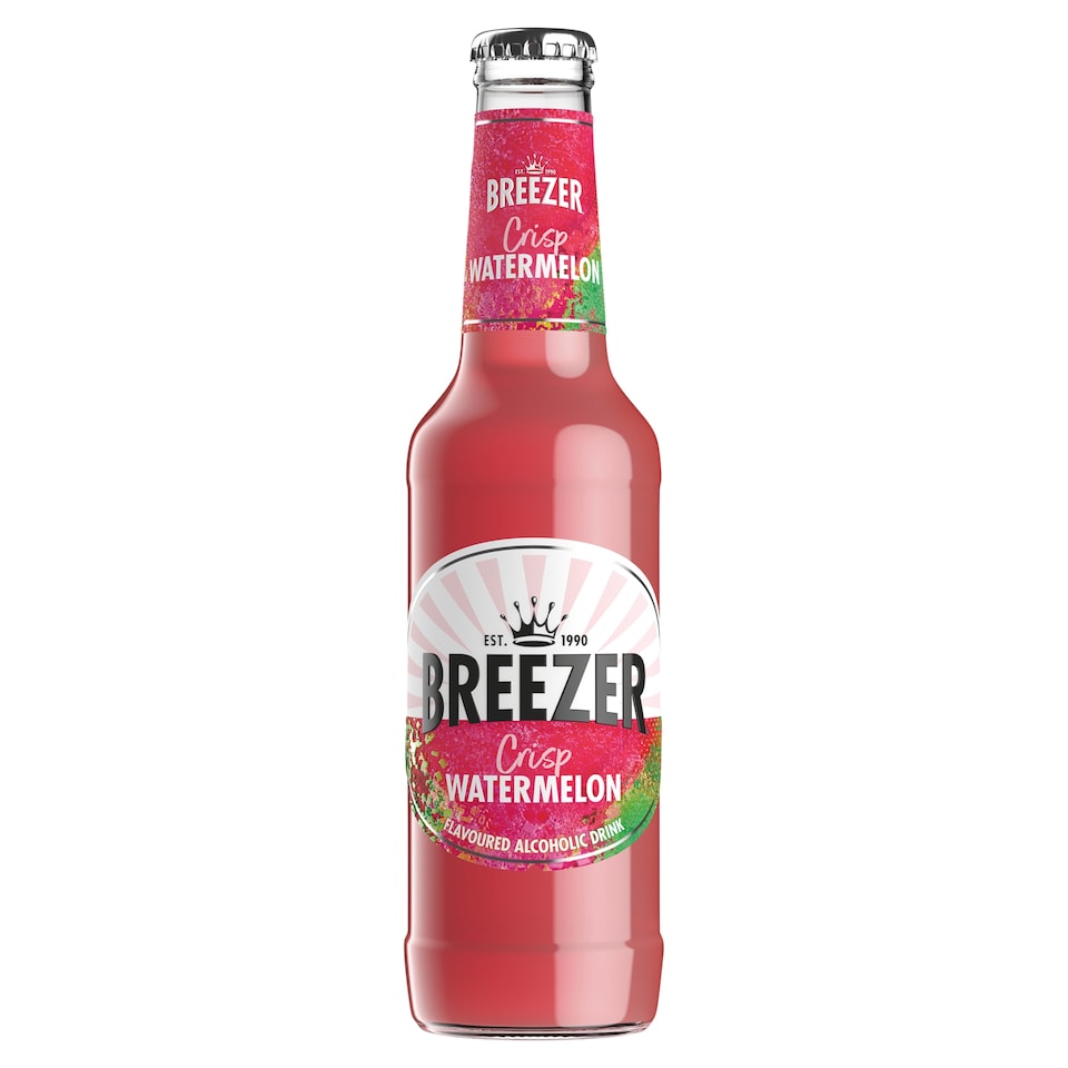 Breezer Watermelon görögdinnye-ízű alkoholos ital 4% 275 ml